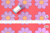 Japanese Fabric The Most Fun Flowers - lilac - 50cm